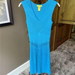 Catherine Malandrino Vibrant Blue Knit Top